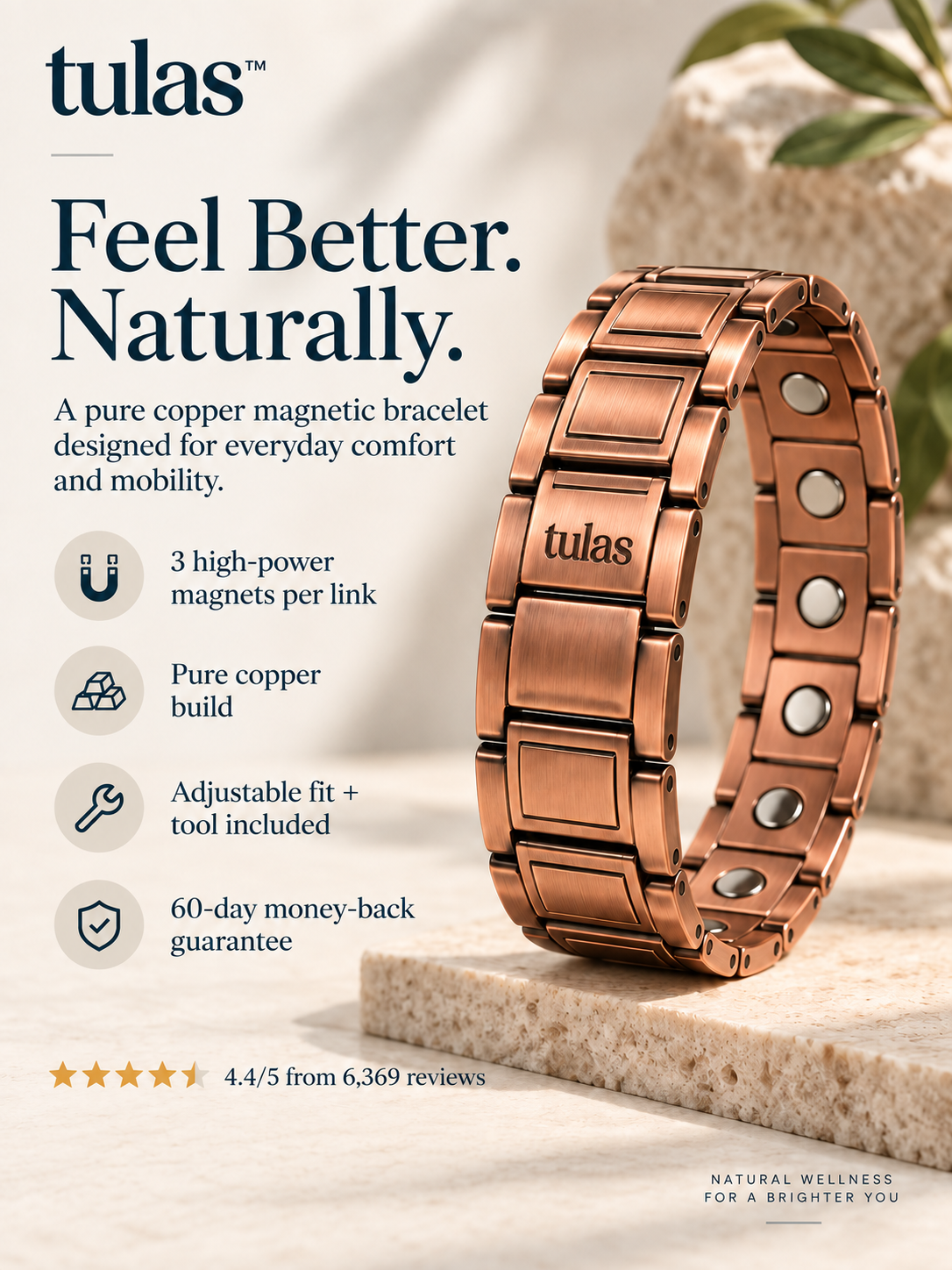 Magnetic Copper Bracelet