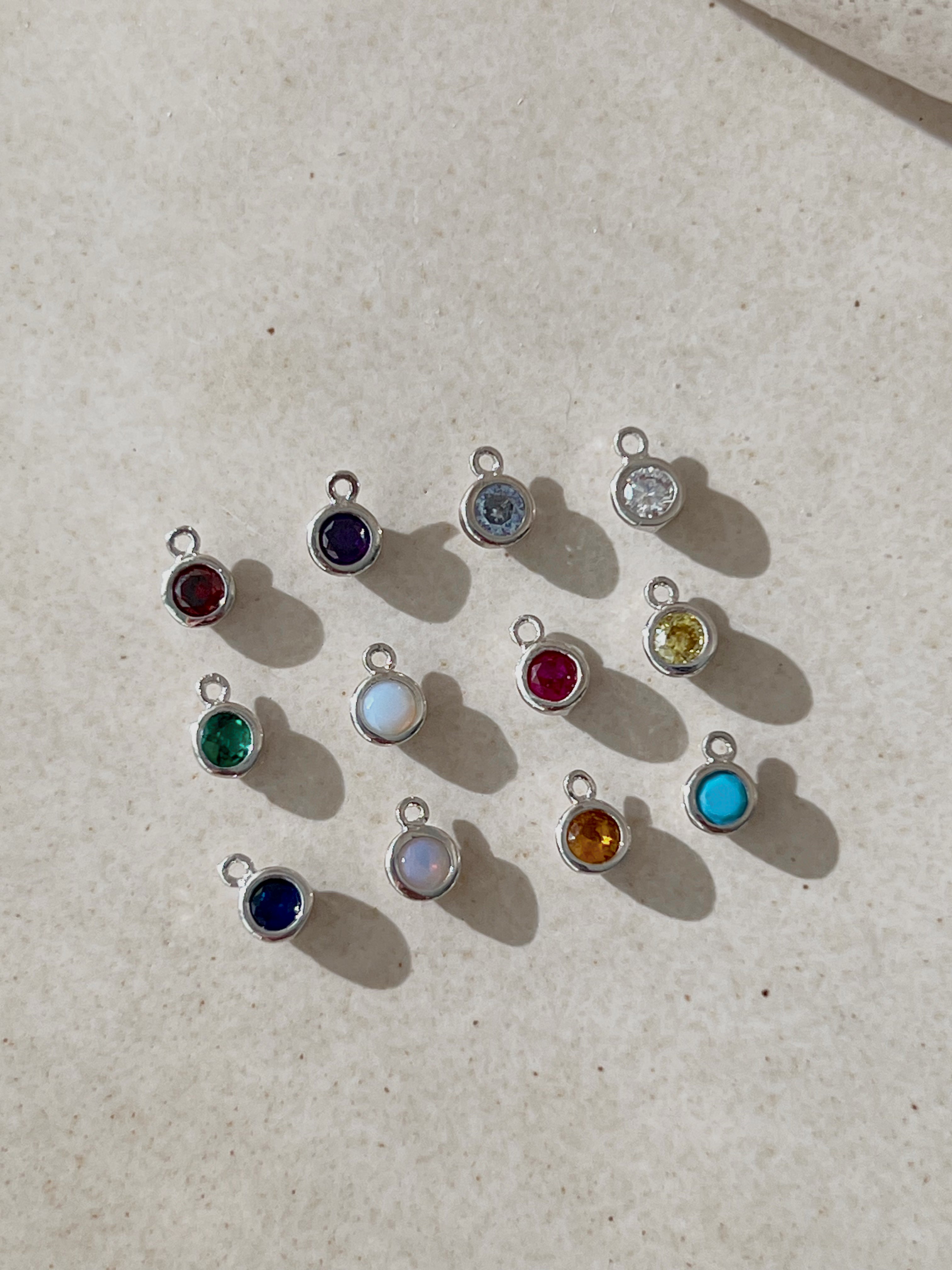 Birthstone Charm (For Necklace & Bracelet)