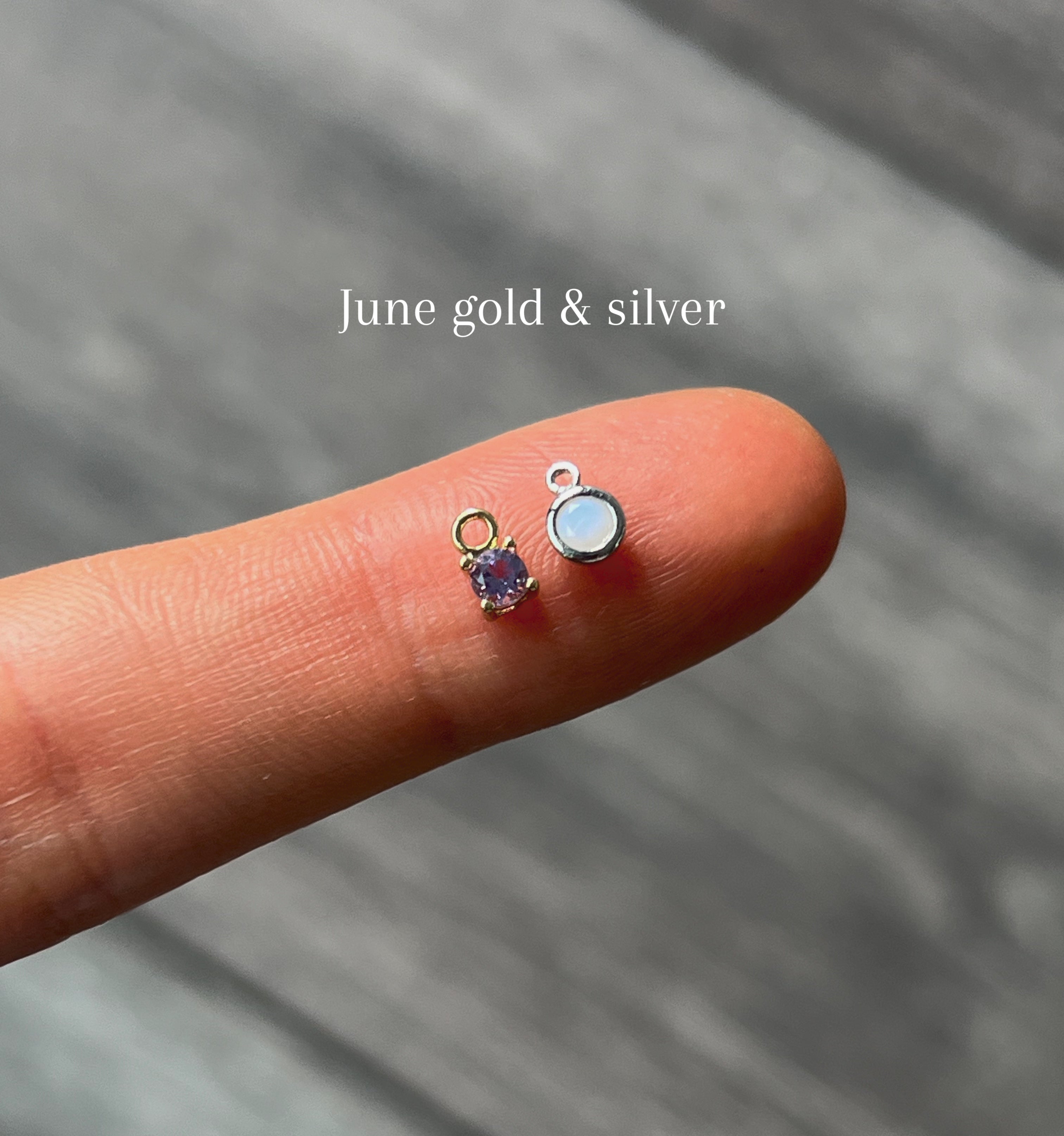 Birthstone Charm (For Necklace & Bracelet)