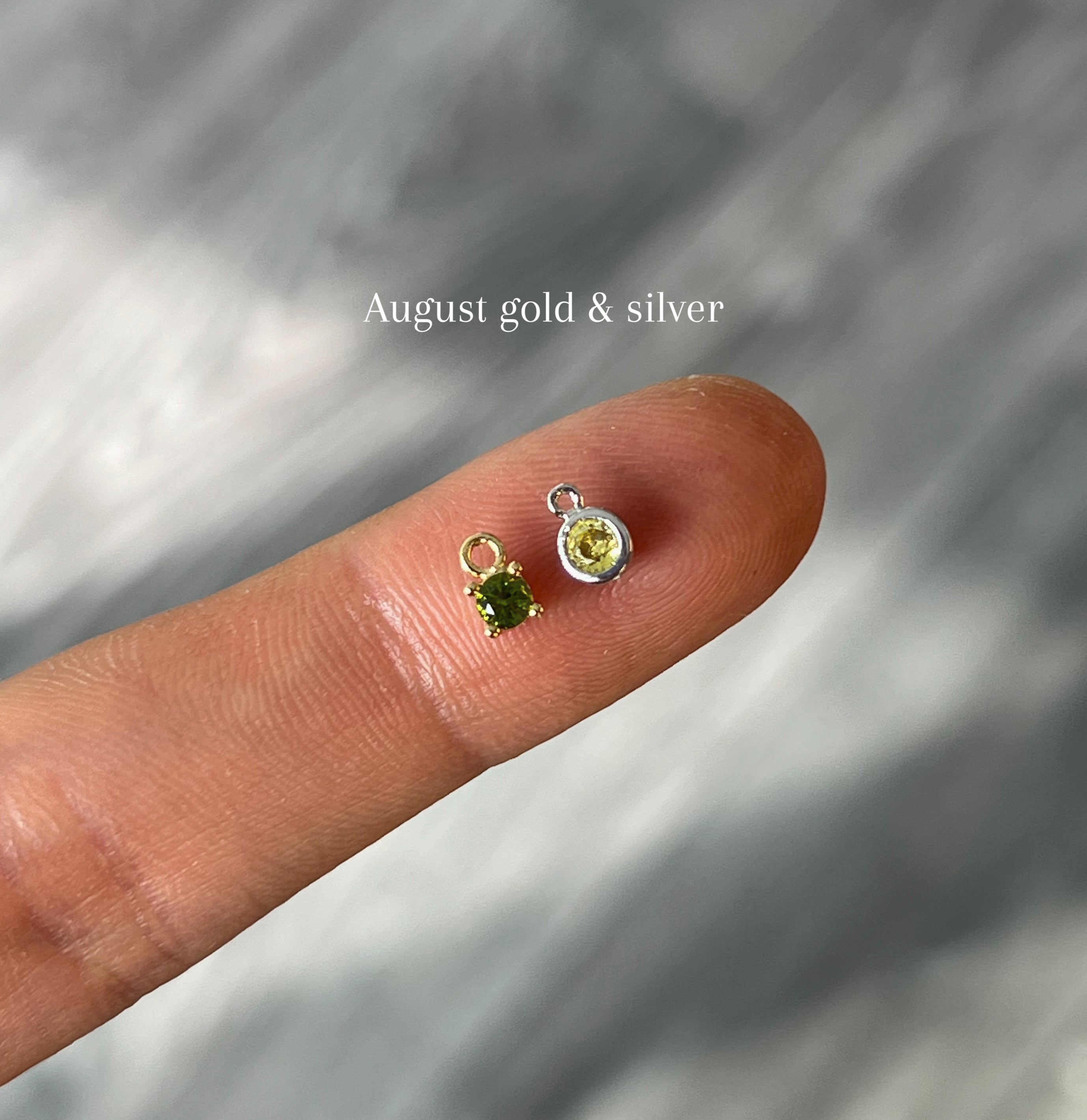 Birthstone Charm (For Necklace & Bracelet)