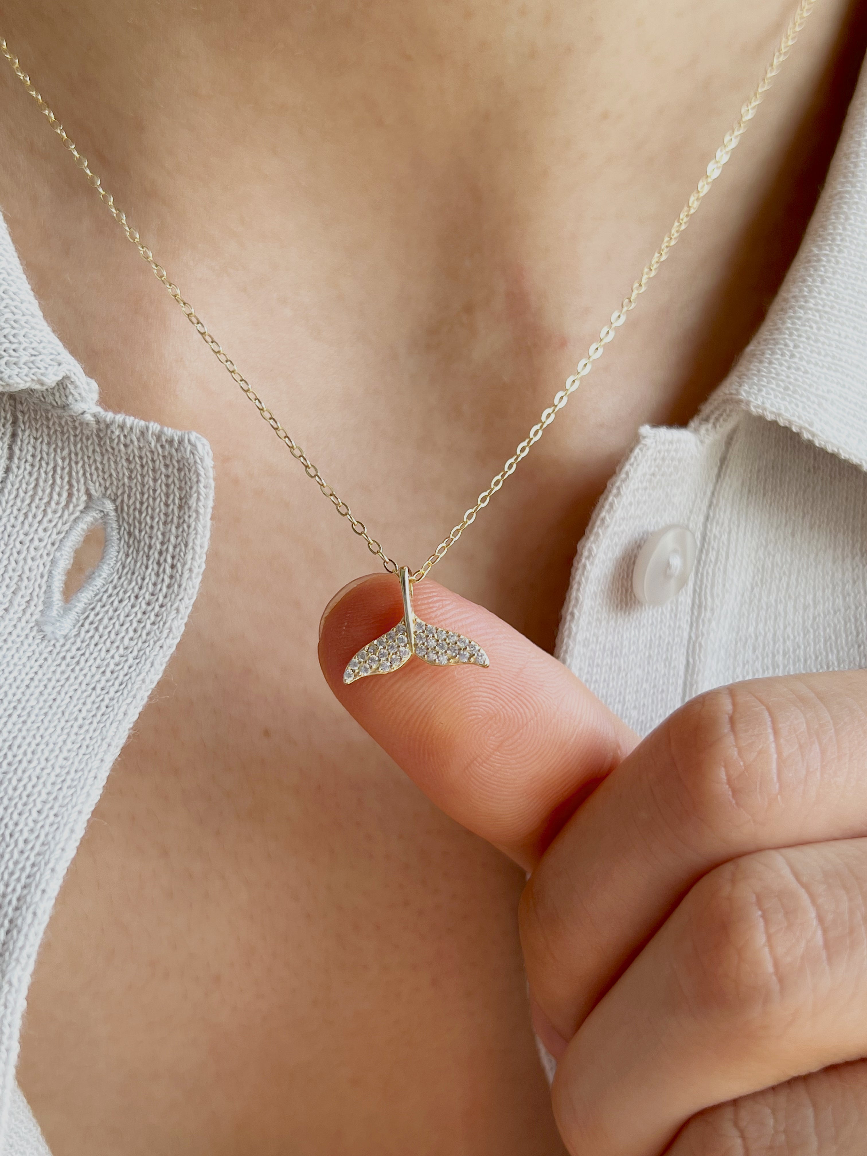 Whale Tail Necklace