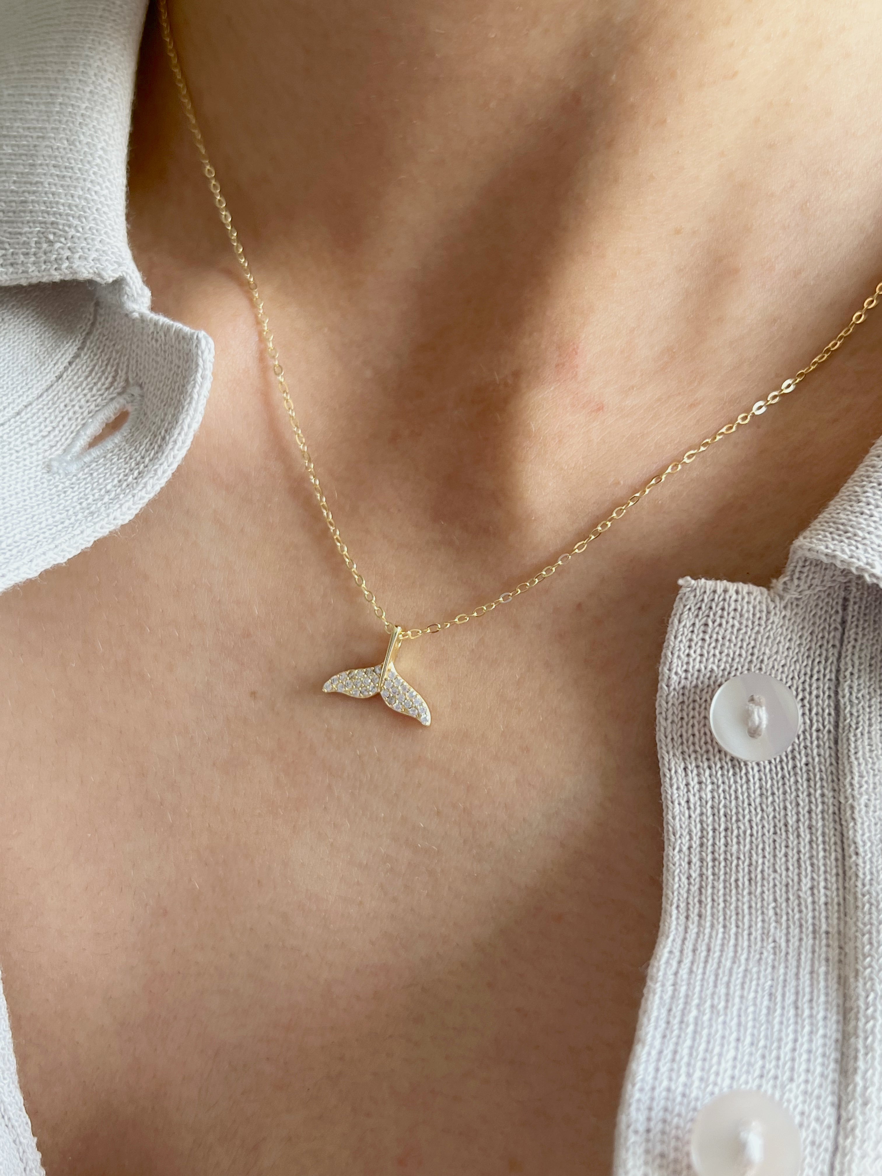 Whale Tail Necklace