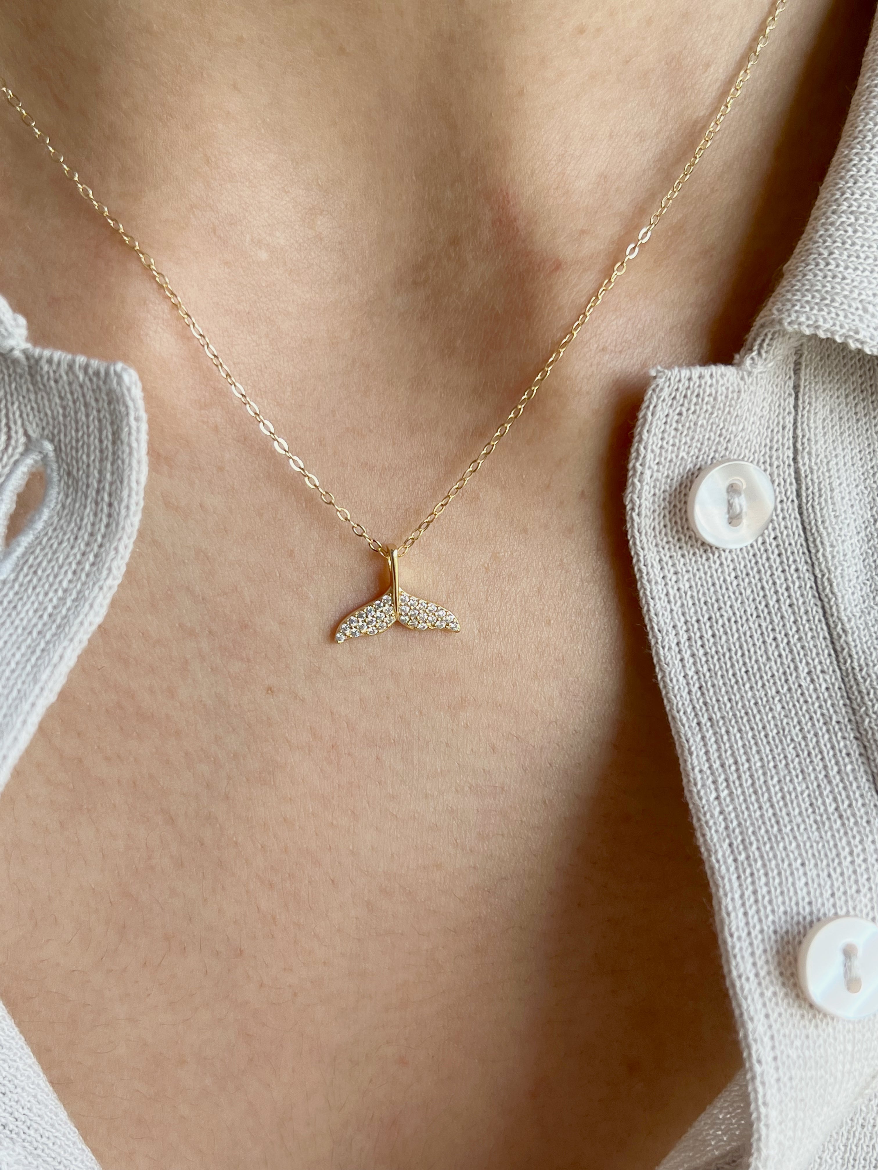 Whale Tail Necklace