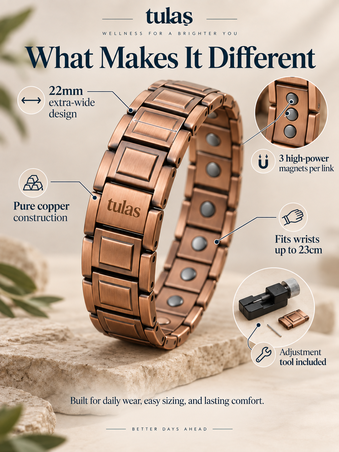 Magnetic Copper Bracelet