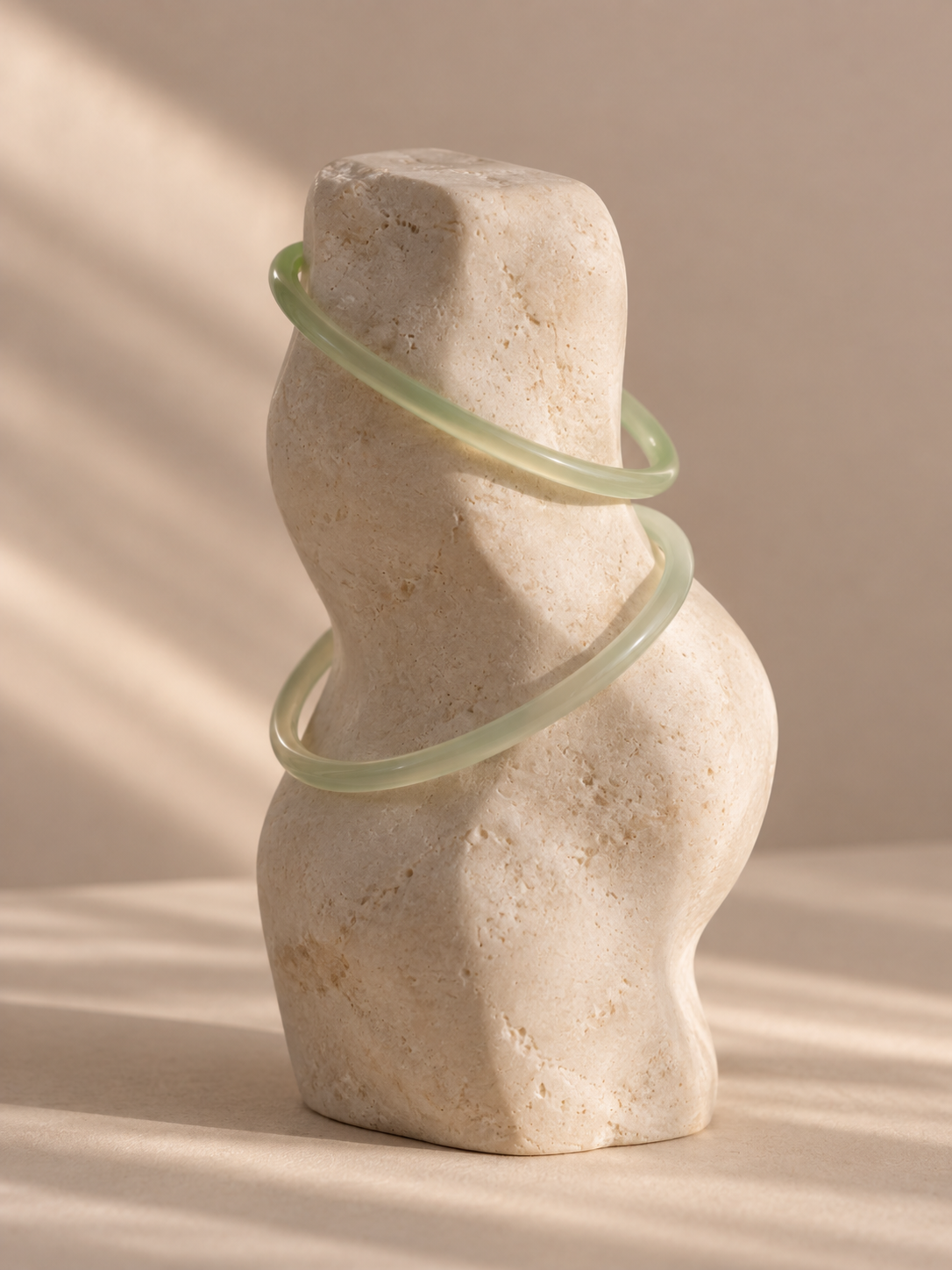 Skinny Jade Bangle Set
