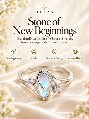 Moon Stone Ring