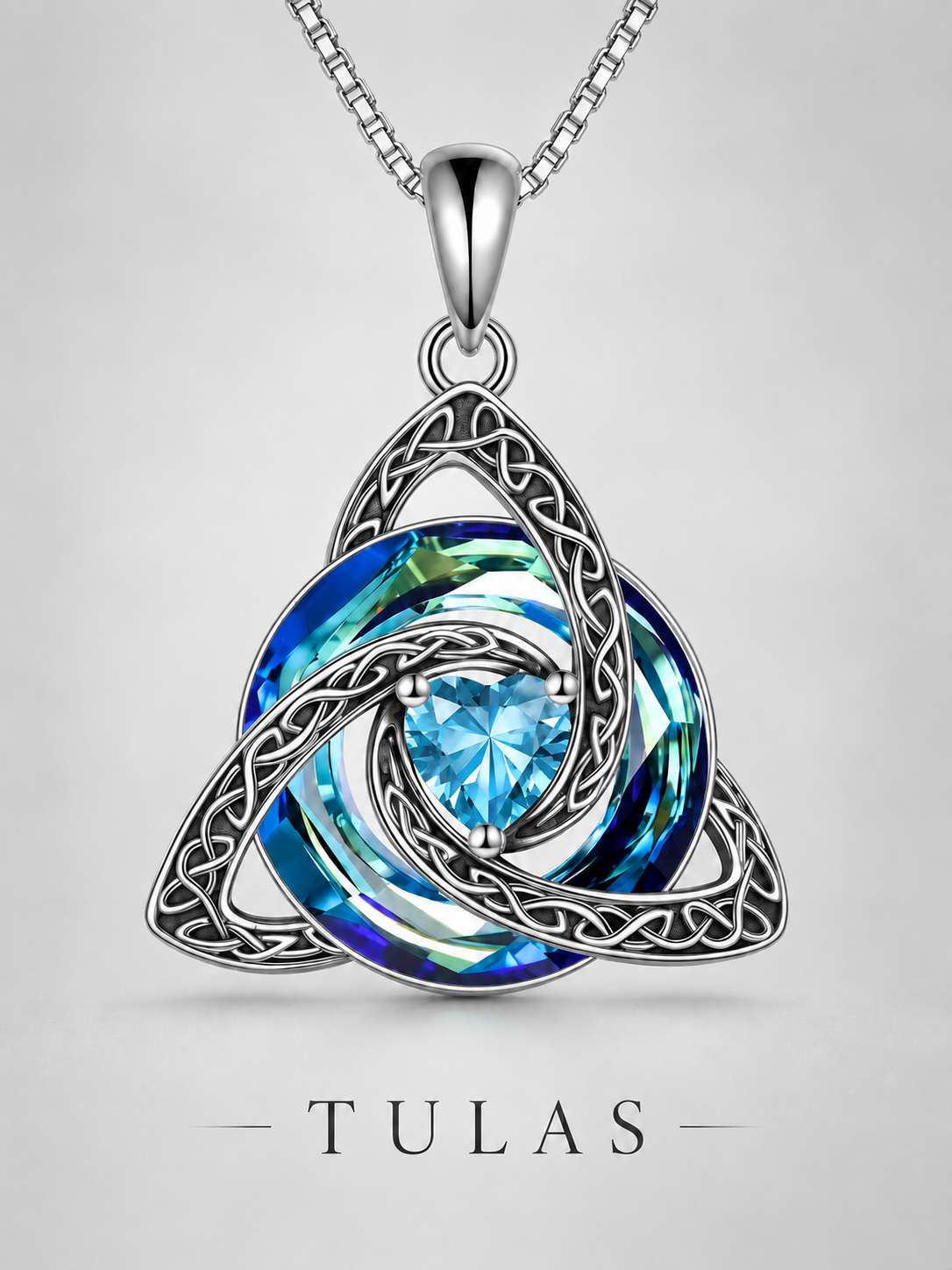 Celtic Knot Birthstone Necklace