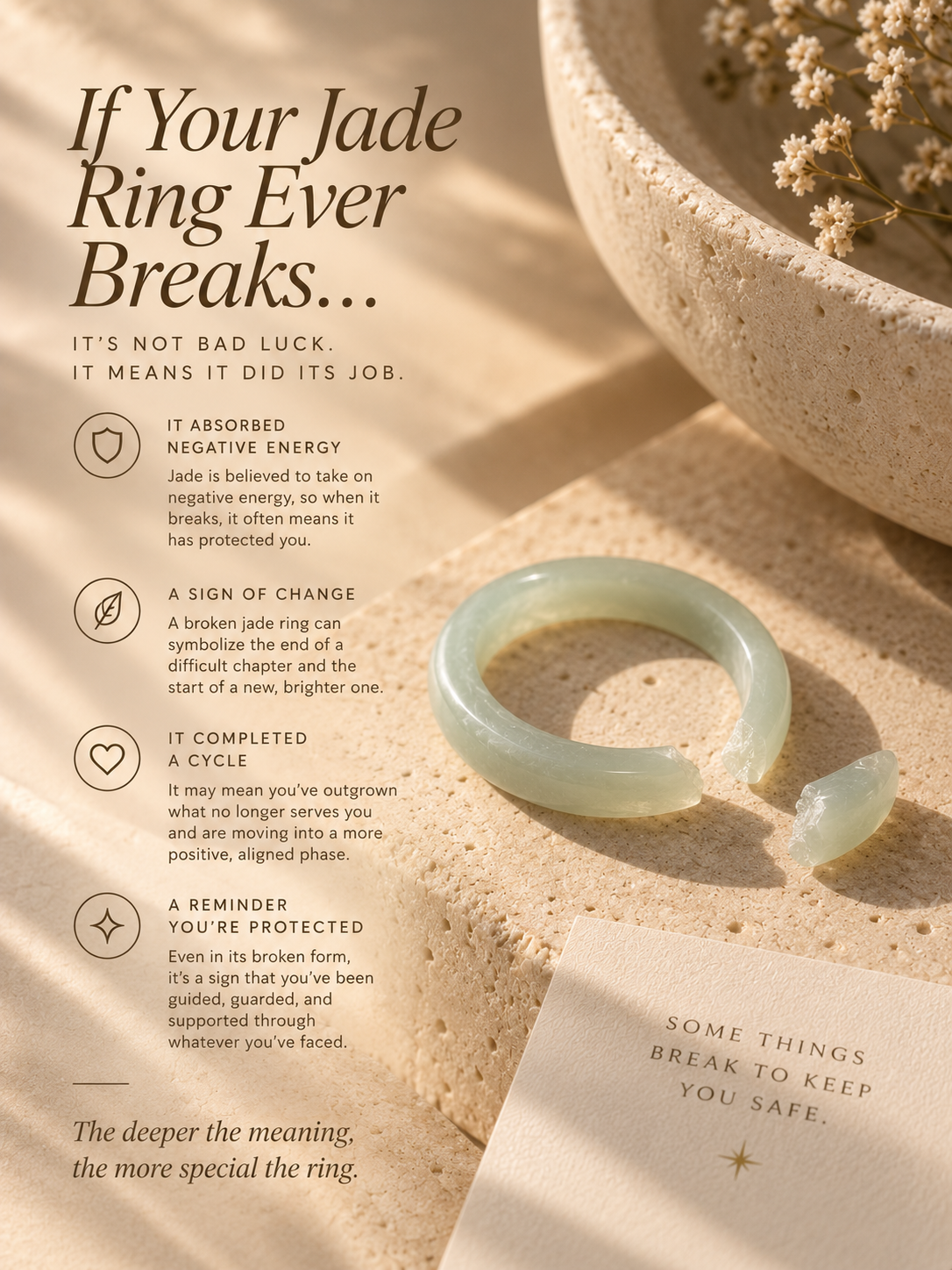 Skinny Jade Ring Made From Genuine Jade