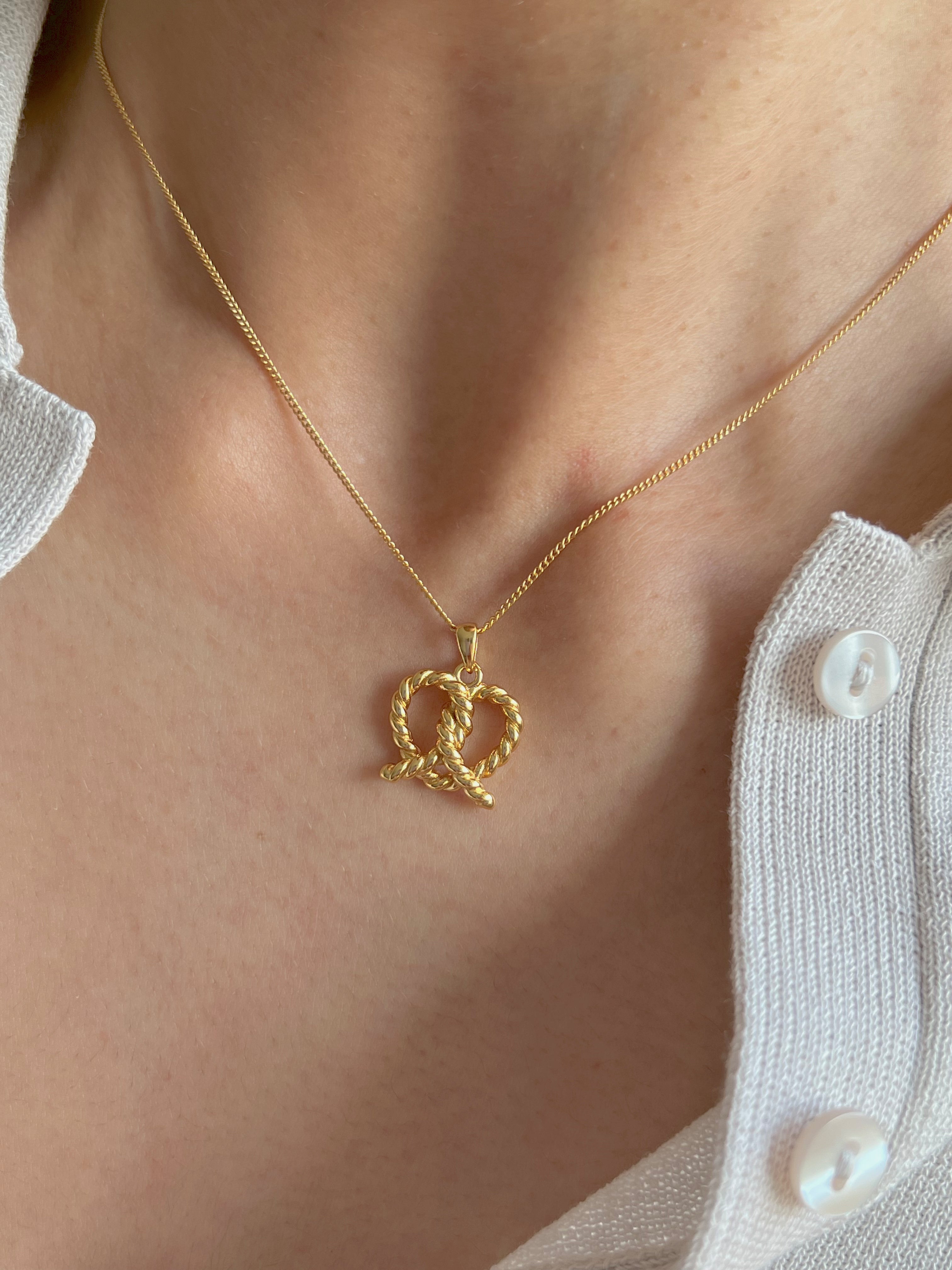 Pretzel Necklace