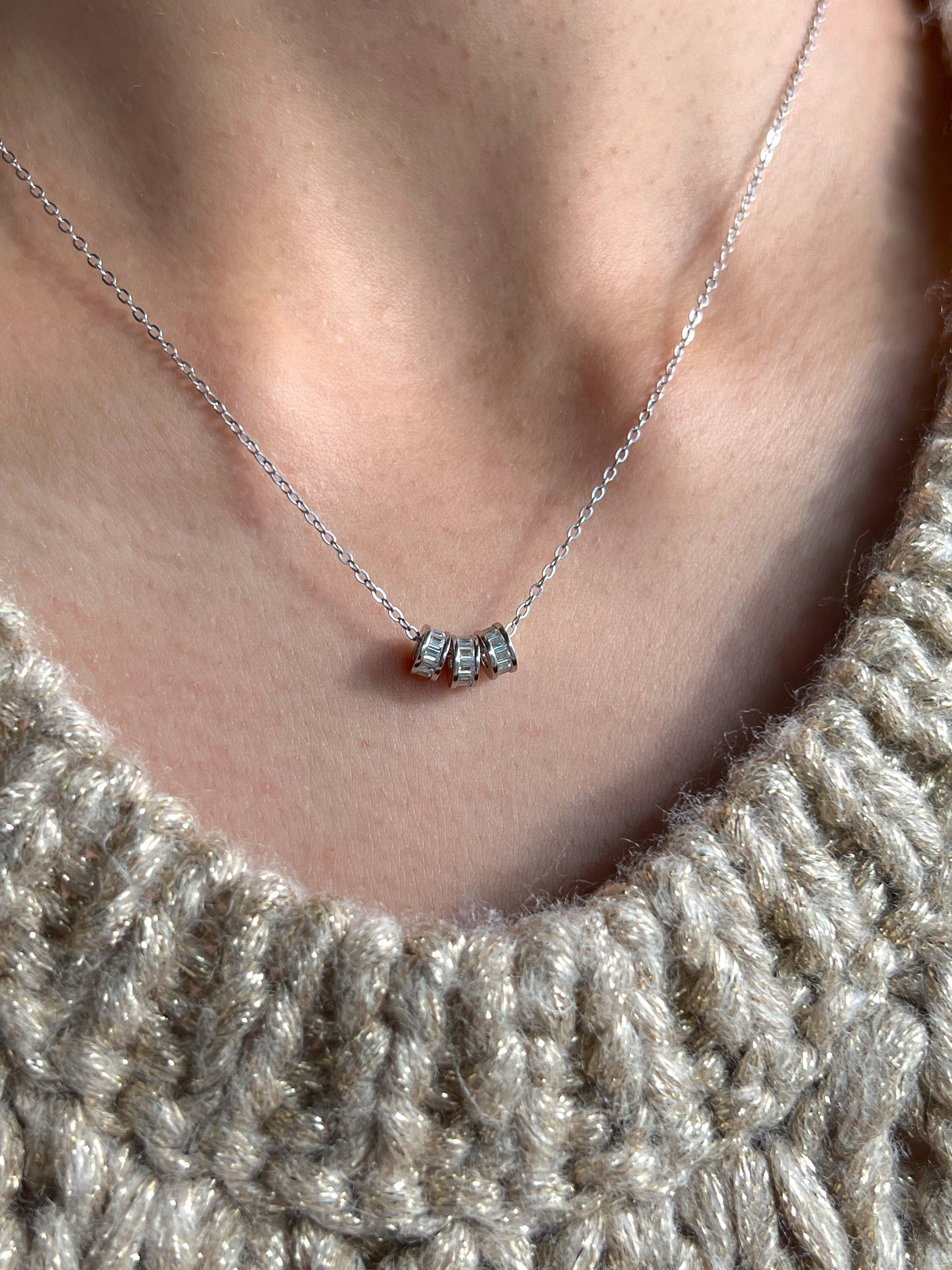 Diamond Trio necklace