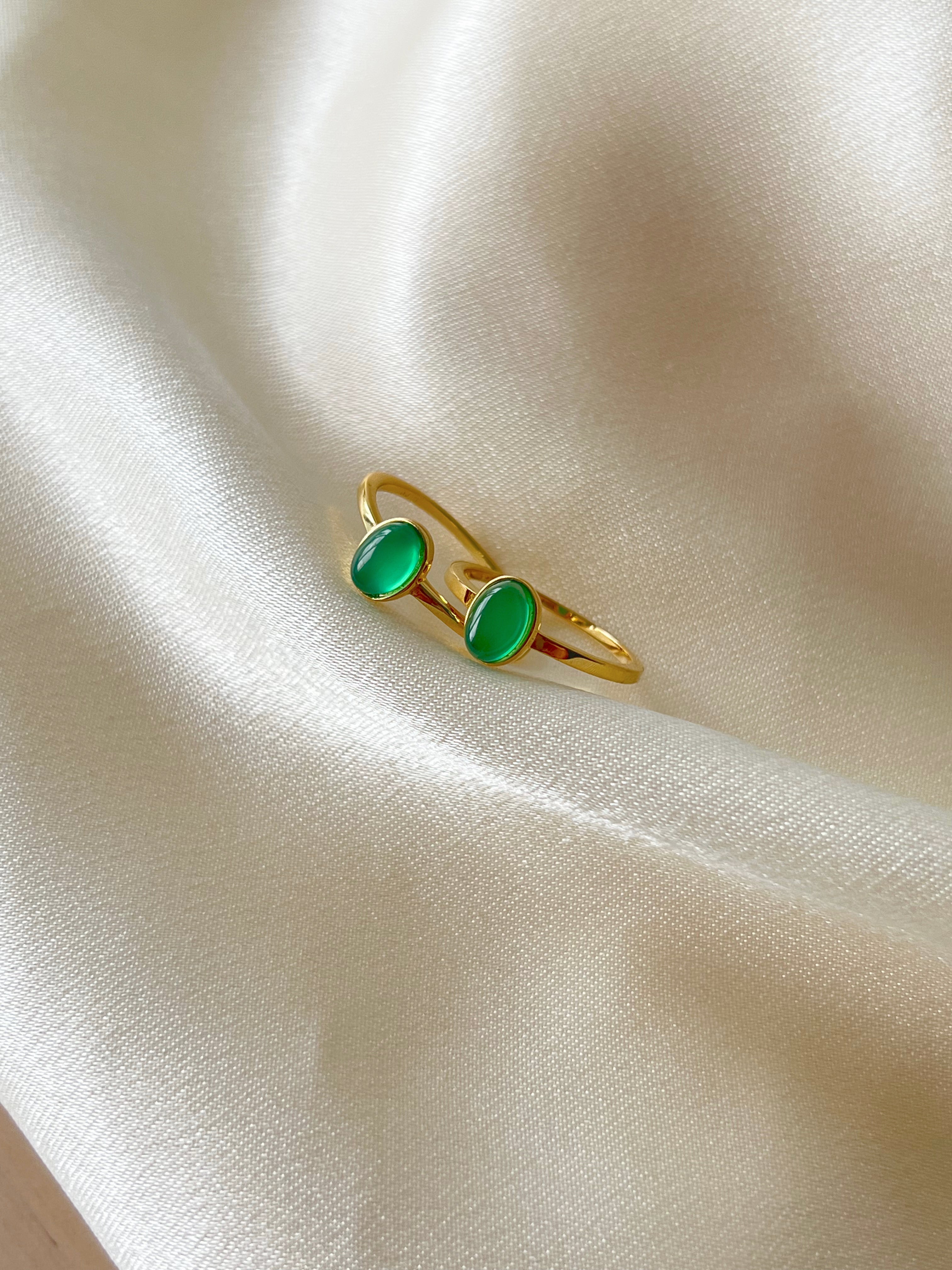 Oval Jade Ring